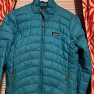 Patagonia Insulated Down Sweater, Styled for Warmth, Women's XSmall, Teal,